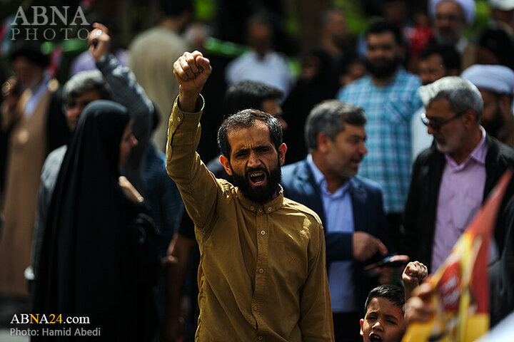 Photos: People of Qom stage massive Pro-Palestine rally