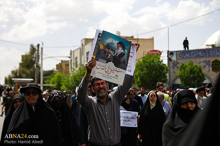 Photos: People of Qom stage massive Pro-Palestine rally