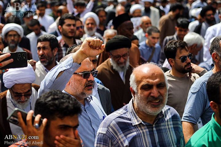 Photos: People of Qom stage massive Pro-Palestine rally