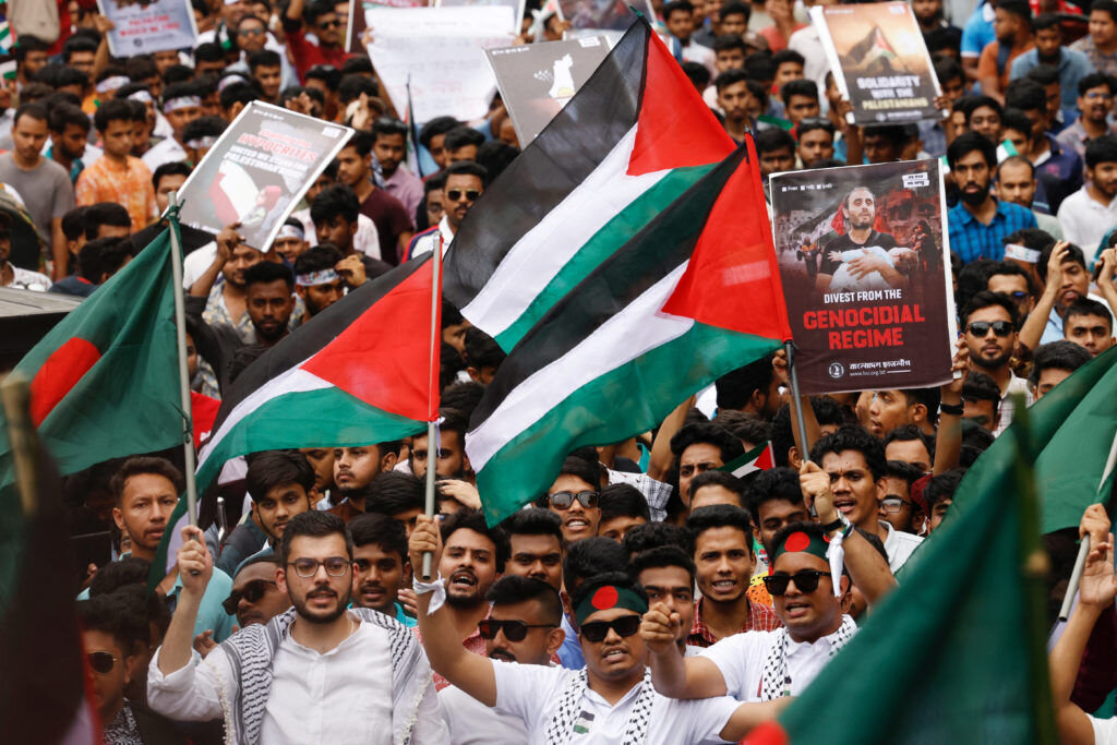 About 100,000 people rally in Dhaka against Israeli genocide in Gaza