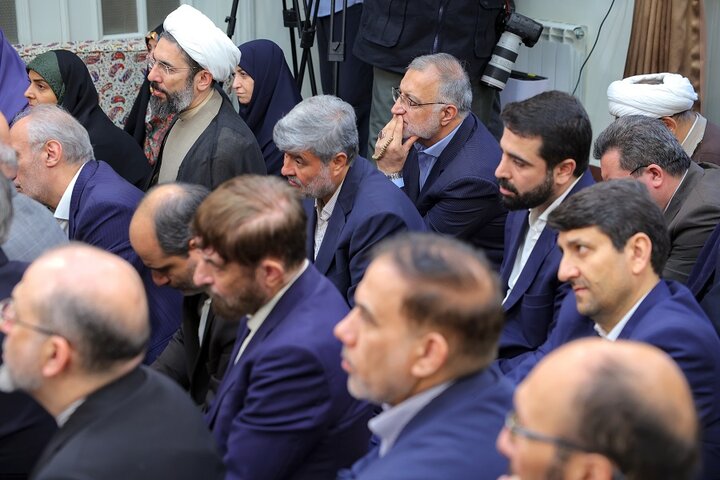 دیدار مسئولان با رهبر انقلاب