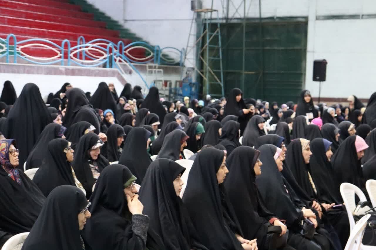 حمایت ۸۰۰ مادر و دختر بسیجی ورزشکار گیلانی از مردم مظلوم غزه