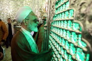Photos: Head of Iran's Seminaries attends Shah Abdol-Azim Shrine