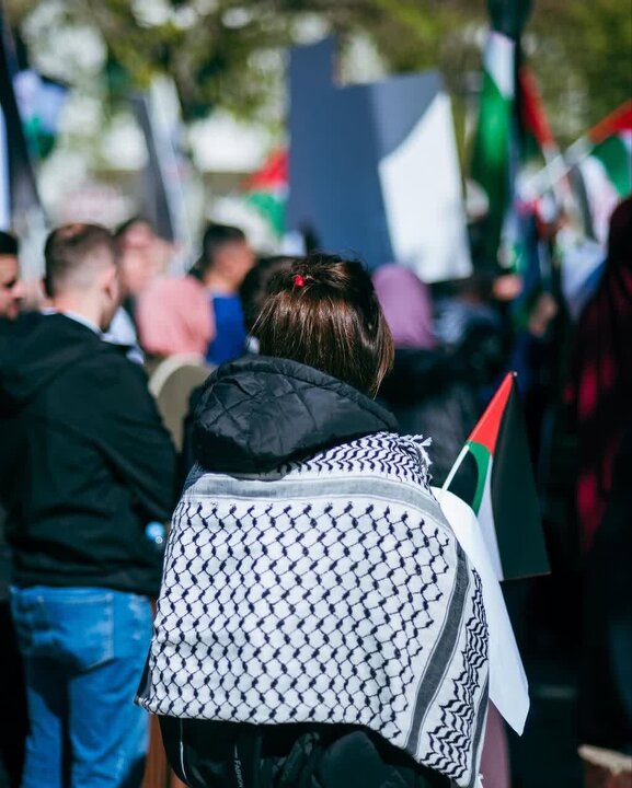 Photos: Demonstration in support of Palestine held in Albanian capital