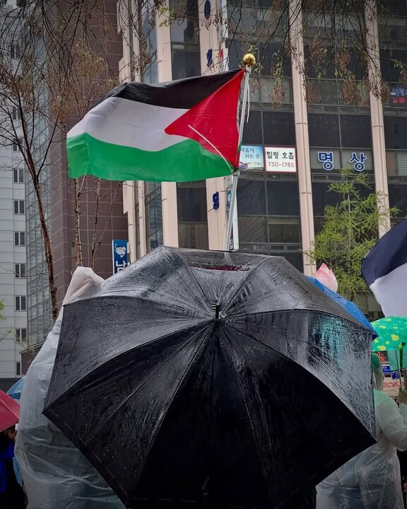 Photos: Demonstration in support of Palestine held in Seoul, South Korea
