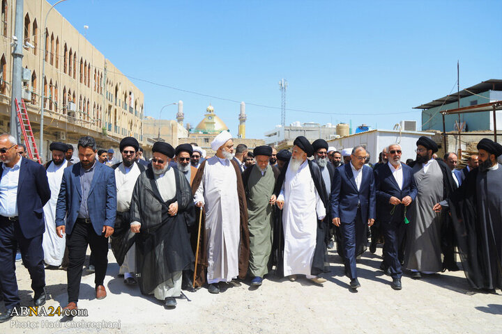 Photos: Opening ceremony of late Ayatollah Boroujerdi's Husseiniyeh in Samarra, Iraq