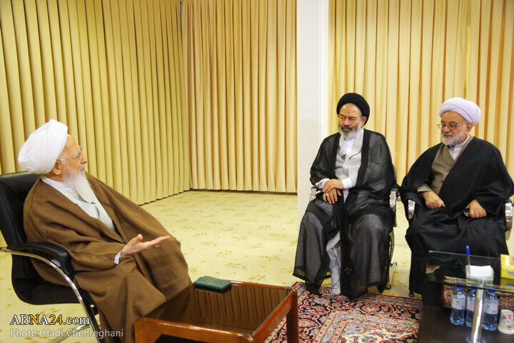 Photos: Iran's Hajj official meets with Ayatollah Javadi Amoli