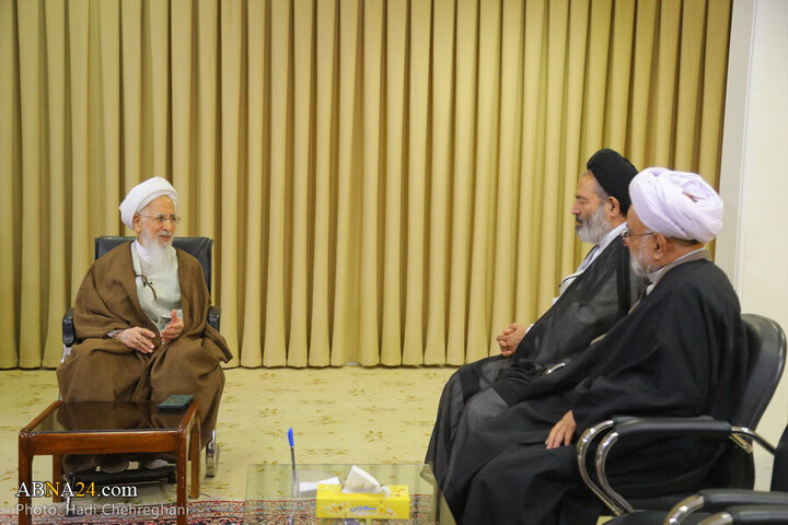 Photos: Iran's Hajj official meets with Ayatollah Javadi Amoli