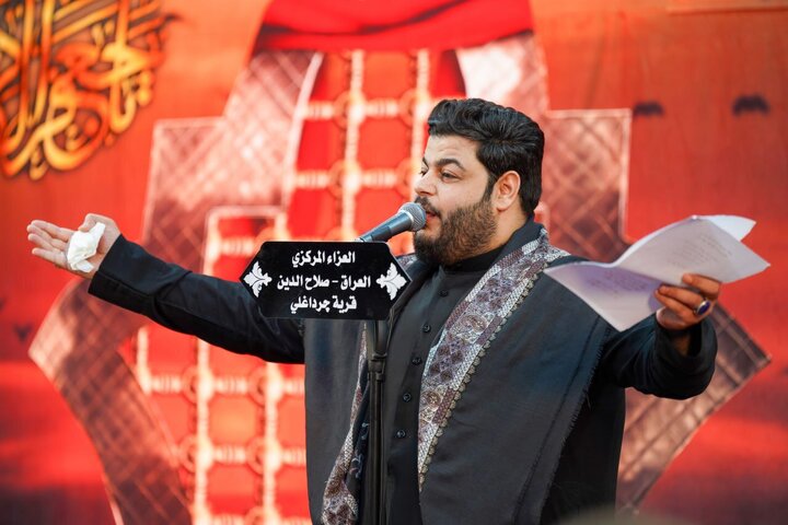 Photos: Imam Sadiq mourning ceremony held in "Jardaghli" village in Iraq