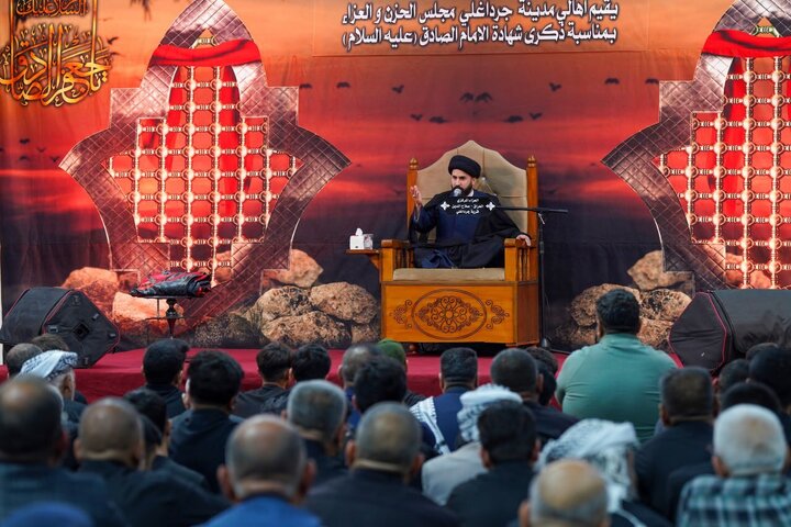 Photos: Imam Sadiq mourning ceremony held in "Jardaghli" village in Iraq