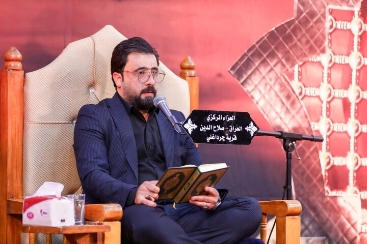 Photos: Imam Sadiq mourning ceremony held in "Jardaghli" village in Iraq