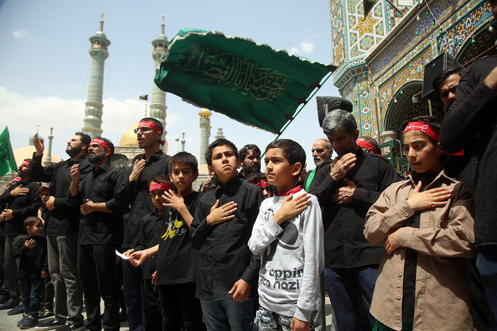 Photos: Imam Sadiq mourning processions held at Hazrat Masoumeh holy shrine