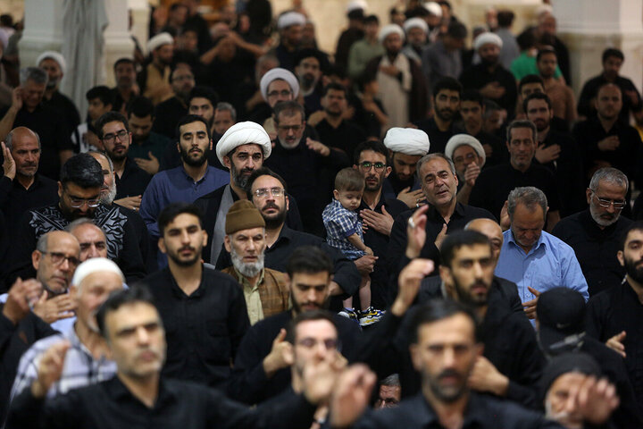 Photos: Imam Sadiq mourning ceremony held at Hazrat Masoumeh in Qom