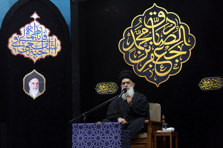 Photos: Imam Sadiq mourning ceremony held at Hazrat Masoumeh in Qom