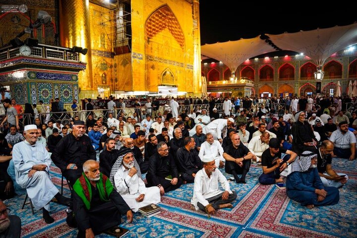Photos: Imam Sadiq mourning ceremony held at Alavi holy shrine
