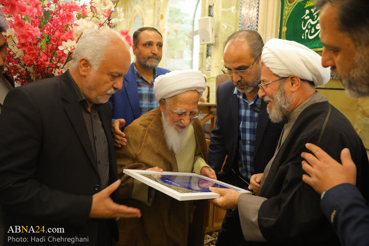 مراسم بزرگداشت مقام معلم و تقدیر از آیت‌الله جوادی آملی