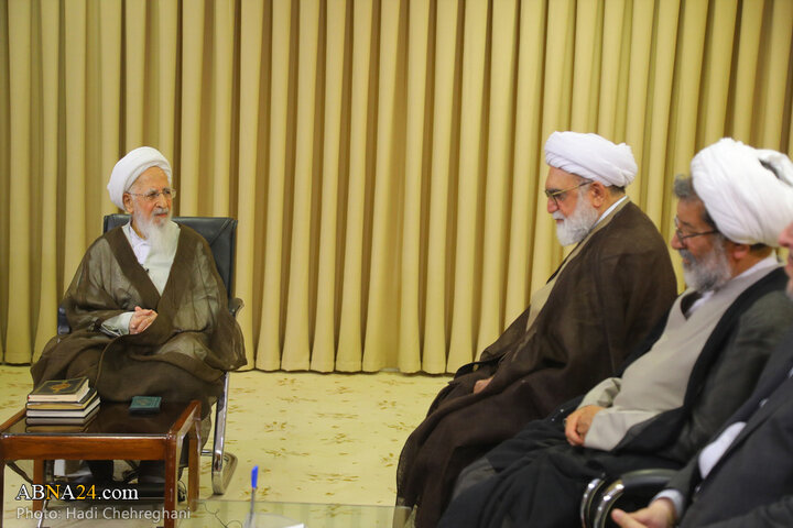 دیدار تولیت آستان قدس رضوی با آیت الله جوادی آملی