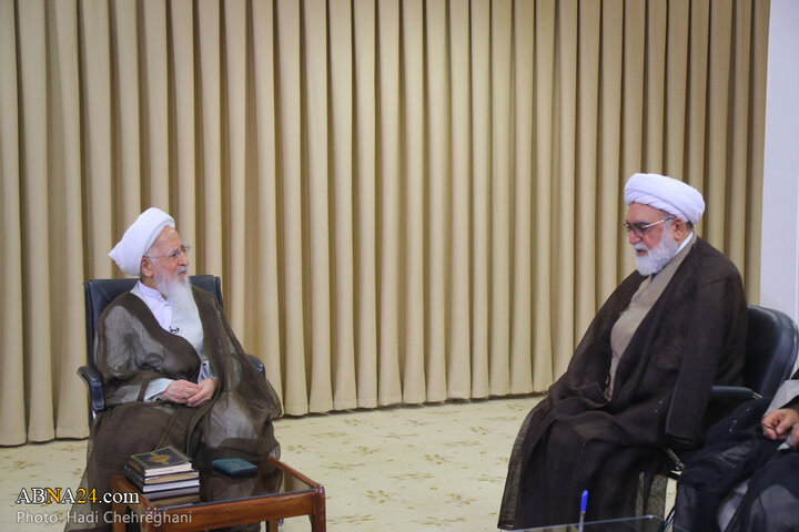 دیدار تولیت آستان قدس رضوی با آیت الله جوادی آملی