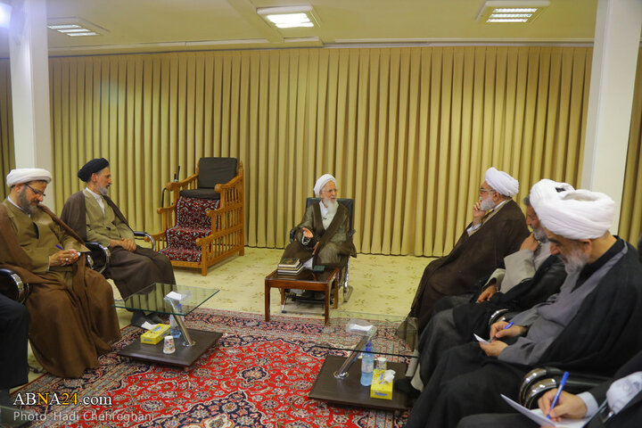 دیدار تولیت آستان قدس رضوی با آیت الله جوادی آملی