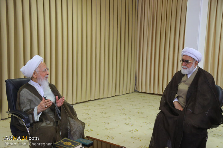 دیدار تولیت آستان قدس رضوی با آیت الله جوادی آملی