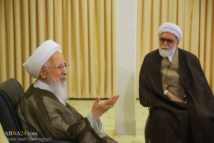 دیدار تولیت آستان قدس رضوی با آیت الله جوادی آملی