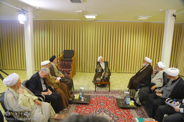 دیدار تولیت آستان قدس رضوی با آیت الله جوادی آملی