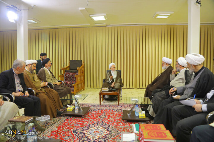 دیدار تولیت آستان قدس رضوی با آیت الله جوادی آملی