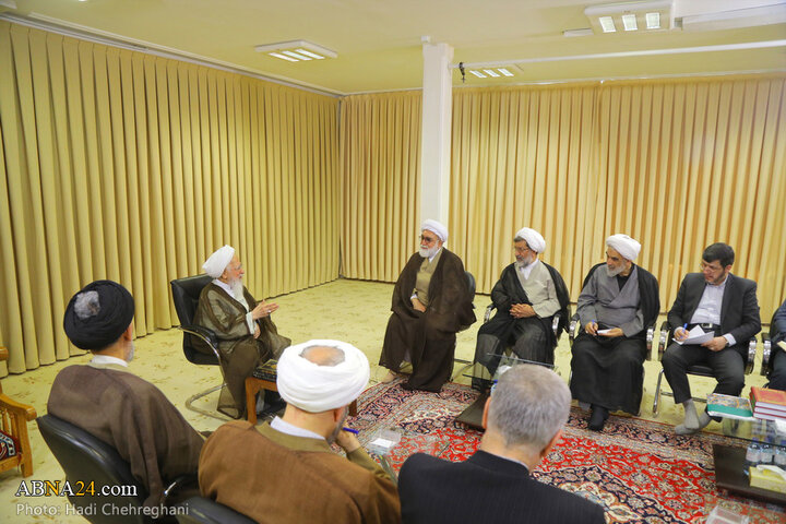 دیدار تولیت آستان قدس رضوی با آیت الله جوادی آملی