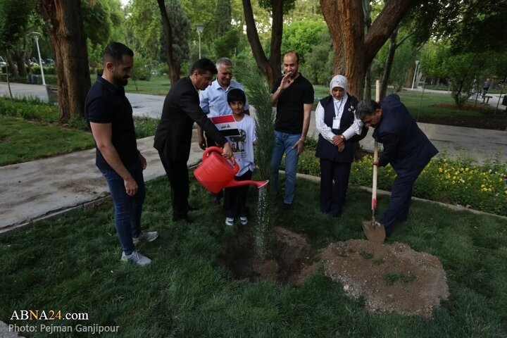 Photos: Peace tree planted by guests of third international Iran-Africa summit in Isfahan