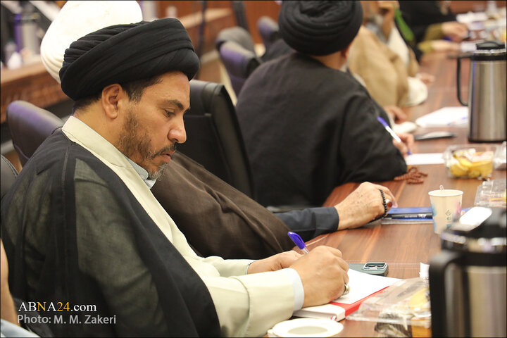 دیدار علمای حوزه علمیه نجف اشرف با دبیرکل مجمع جهانی اهل‌بیت(ع)