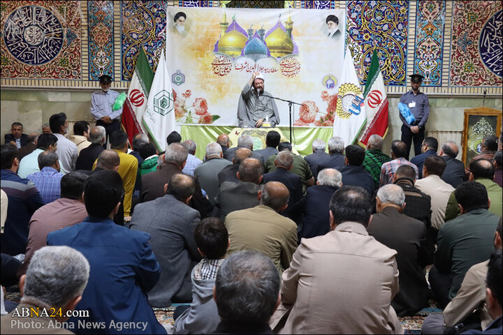 گزارش تصویری | جشن دهه کرامت با سخنرانی حجت الاسلام عالی