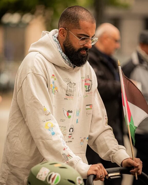 Photos: Demonstration in Copenhagen in support of Gaza