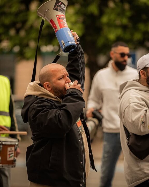 Photos: Demonstration in Copenhagen in support of Gaza