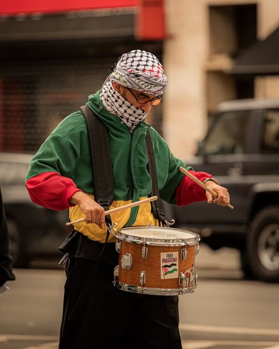 Photos: Demonstration in Copenhagen in support of Gaza