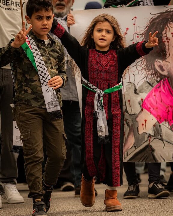 Photos: Demonstration in Copenhagen in support of Gaza