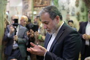 Iran's Foreign Minister Visits Shrine of Lady Fatimah Masumah (S.A) + Photos