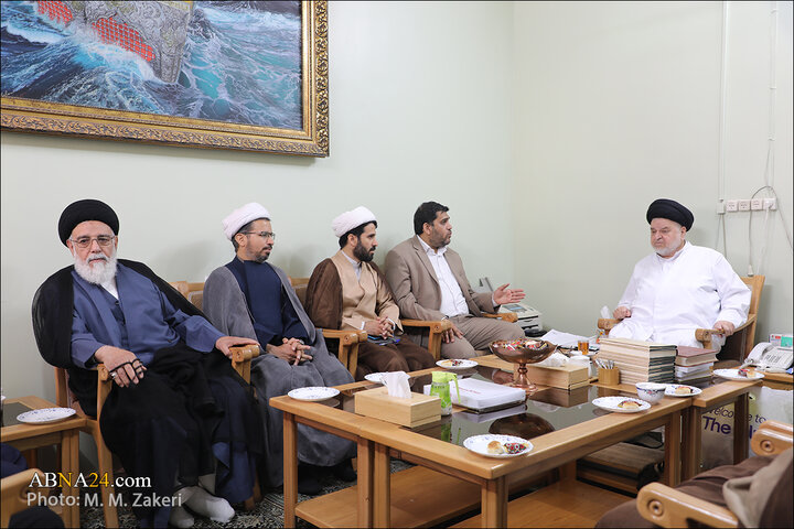 دیدار اعضای دانشنامه ویکی با حجت الاسلام شهرستانی