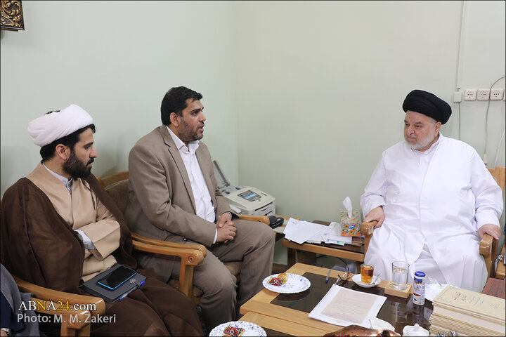 دیدار اعضای دانشنامه ویکی با حجت الاسلام شهرستانی