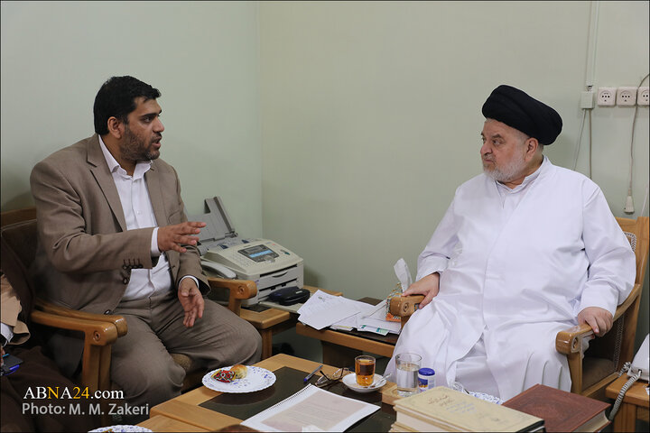 دیدار اعضای دانشنامه ویکی با حجت الاسلام شهرستانی