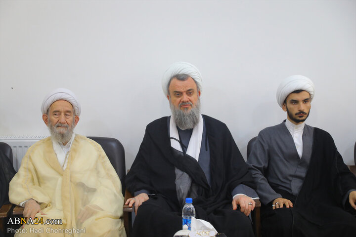 مراسم جشن میلاد امام رضا (ع) با حضور آیت‌الله هادوی تهرانی