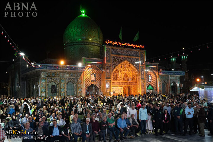 جشن نیمه شعبان در حرم سید جلال الدین اشرف