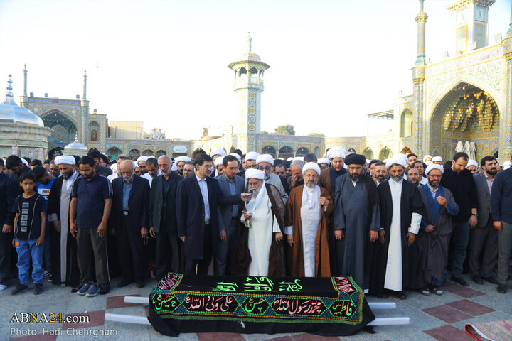 مراسم_تشییع استاد حشمت‌پور در شهر قم
