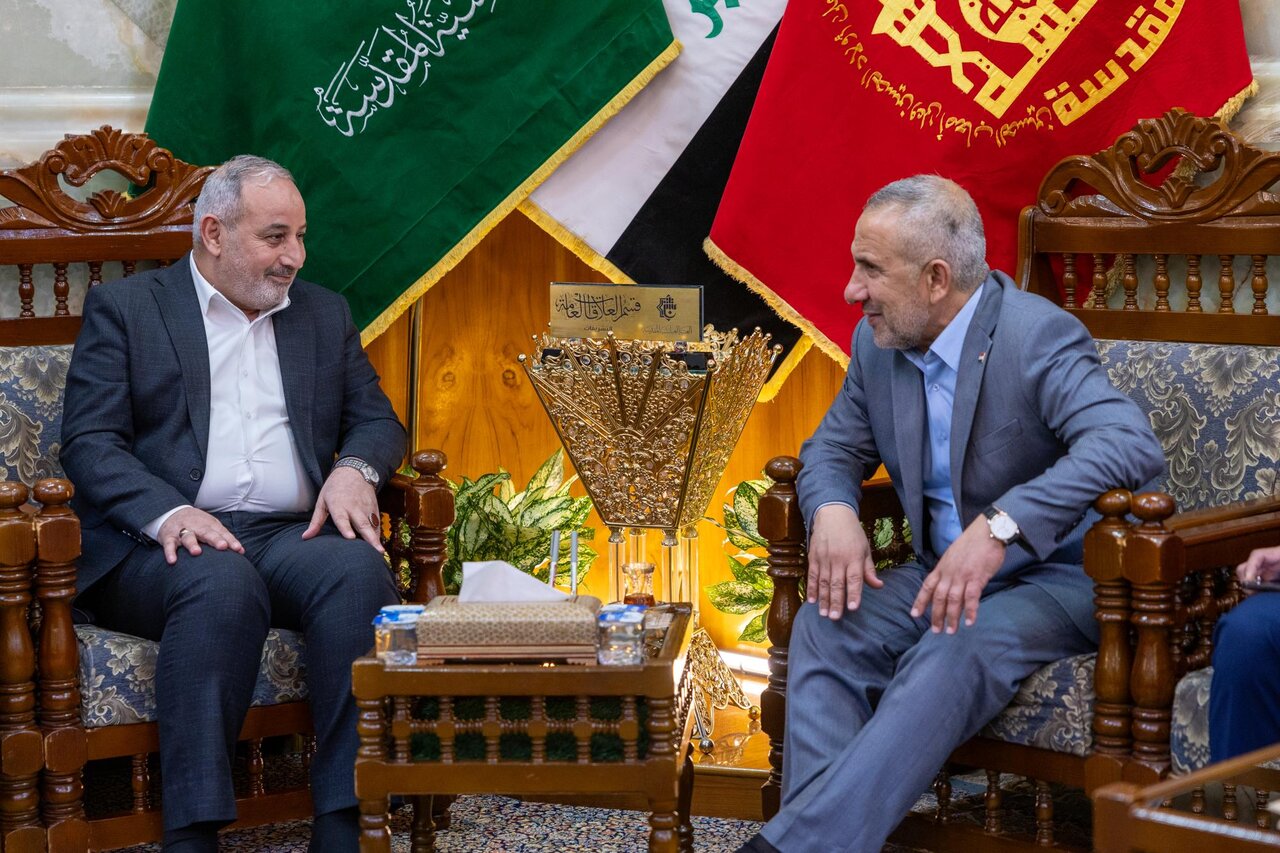 Al-Abbas Holy Shrine receives a delegation of Palestinian wounded patients in Iraqi hospitals (+Photos)