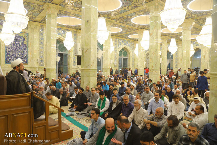 مراسم شانزدهمین سالگرد ارتحال آیت الله بهجت در مسجد اعظم قم