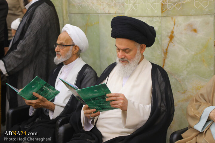 مراسم شانزدهمین سالگرد ارتحال آیت الله بهجت در مسجد اعظم قم
