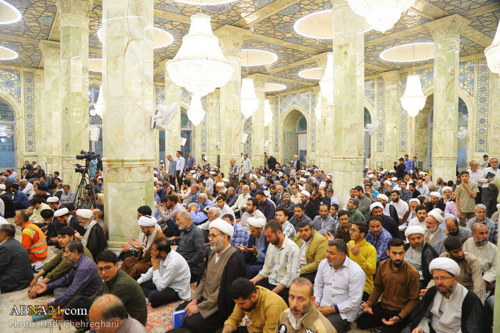 مراسم شانزدهمین سالگرد ارتحال آیت الله بهجت در مسجد اعظم قم