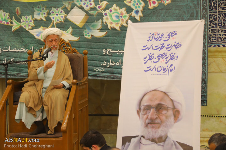 مراسم شانزدهمین سالگرد ارتحال آیت الله بهجت در مسجد اعظم قم