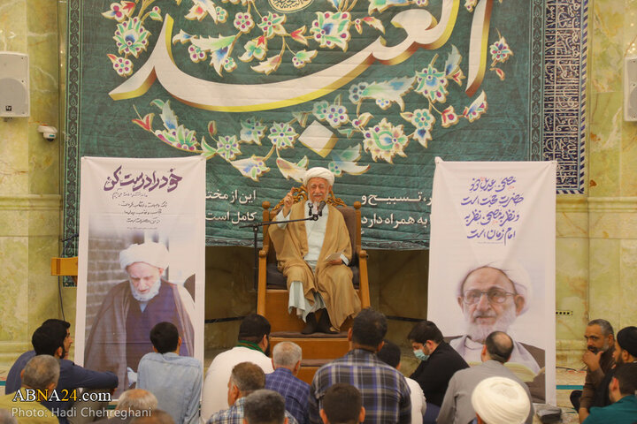 مراسم شانزدهمین سالگرد ارتحال آیت الله بهجت در مسجد اعظم قم