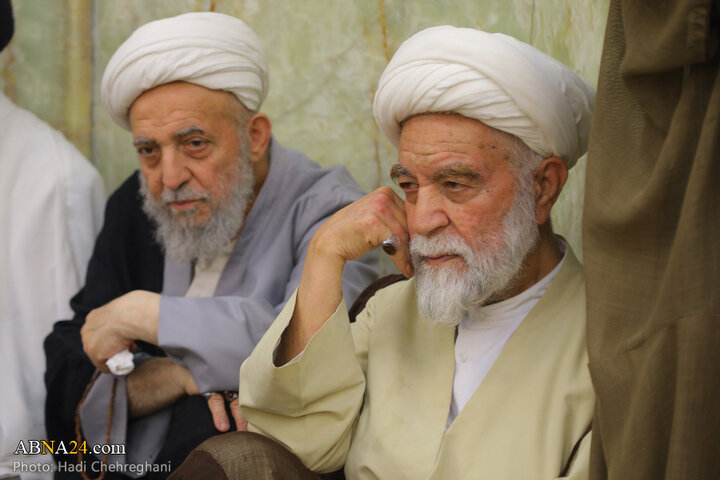 مراسم شانزدهمین سالگرد ارتحال آیت الله بهجت در مسجد اعظم قم