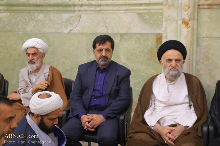 مراسم شانزدهمین سالگرد ارتحال آیت الله بهجت در مسجد اعظم قم